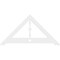Ekena Millwork Pitch Artisan Architectural Grade PVC Gable Pediment, 48"W x 24"H x 1"P (12/12) GPP048X024X100ART - alternate 2